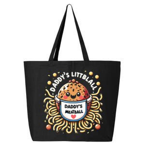 Daddys Little Meatball Cute Gift 25L Jumbo Tote