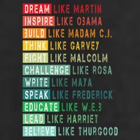 Dream Like Martin Fight Like Malcolm Inspire Like Obama TShirt Cool Comfort Performance Bucket Hat