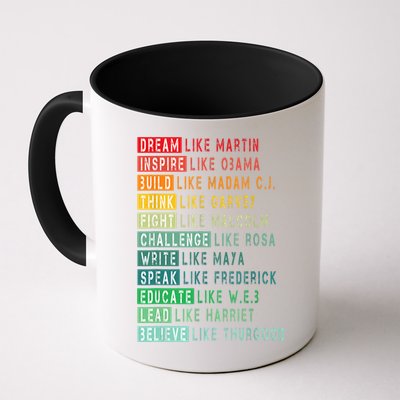 Dream Like Martin Fight Like Malcolm Inspire Like Obama TShirt Mug