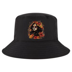 De Los Muertos La Catrina Day Of The Dead Sugar Skull Women Cool Comfort Performance Bucket Hat