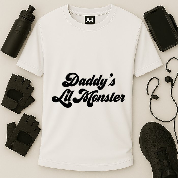 DaddyS Lil Monster Cooling Performance Crew T-Shirt