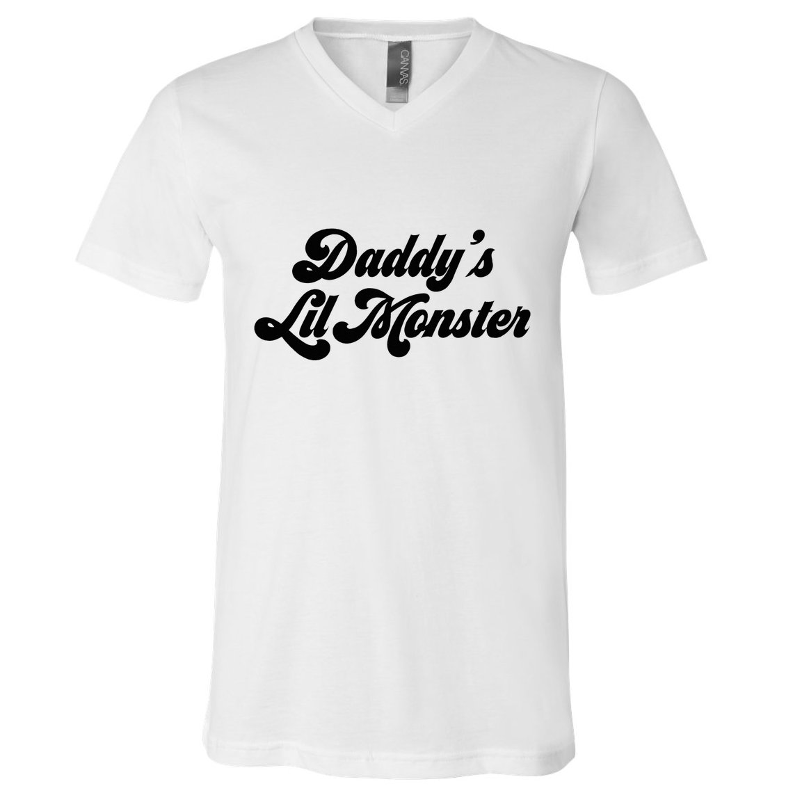 DaddyS Lil Monster V-Neck T-Shirt