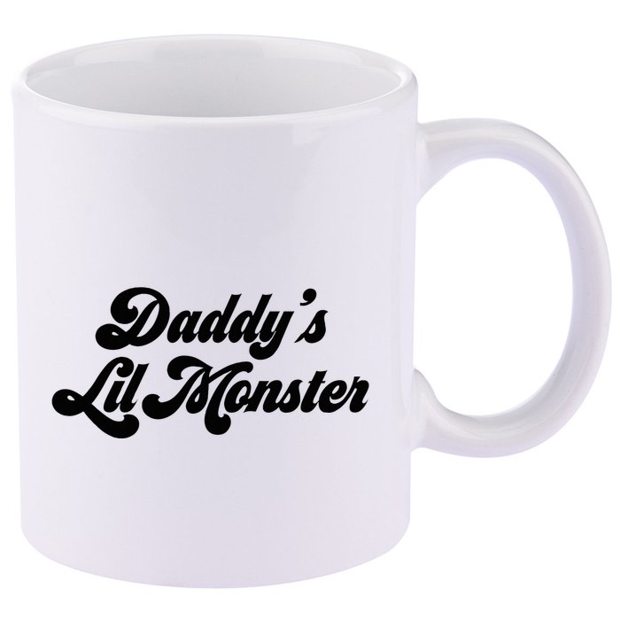 DaddyS Lil Monster 11oz C Handle Ceramic Mug