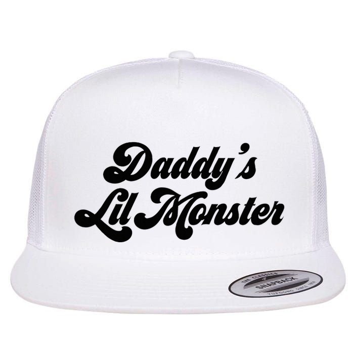 DaddyS Lil Monster Flat Bill Trucker Hat