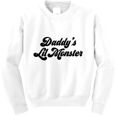 DaddyS Lil Monster Kids Sweatshirt
