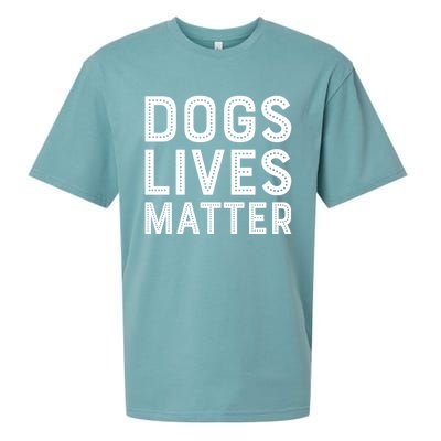 Dogs Lives Matter Funny I Love My Dog Lover Cute Funny Gift Cute Gift Sueded Cloud Jersey T-Shirt