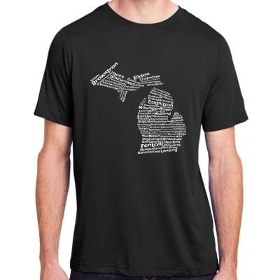 Drink Local Michigan Breweries Adult ChromaSoft Performance T-Shirt