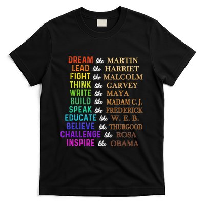 Dream Like Martin Lead Like Harriet The Junenth 1865 T-Shirt