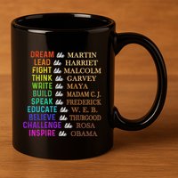 Dream Like Martin Lead Like Harriet The Junenth 1865 11oz C Handle Ceramic Mug
