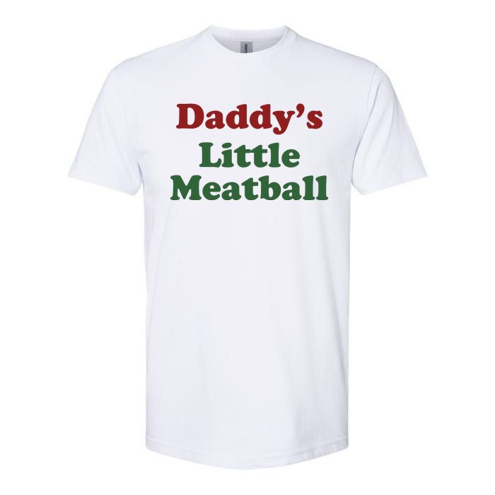 Daddy Little Meatball Softstyle CVC T-Shirt