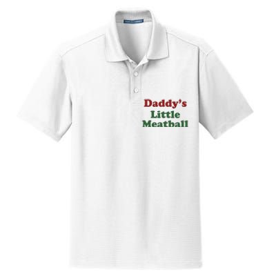 Daddy Little Meatball Dry Zone Grid Polo