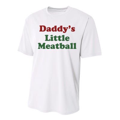 Daddy Little Meatball Performance Sprint T-Shirt