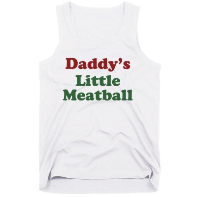 Daddy Little Meatball Tank Top