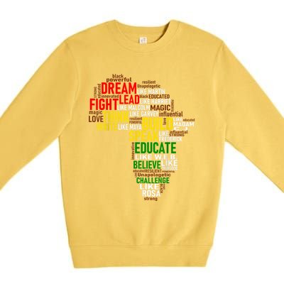 Dream Like Martin Black History Month African Celebration Premium Crewneck Sweatshirt