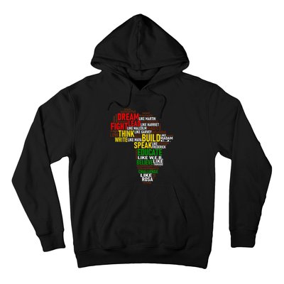 Dream Like Martin Black History Month African Celebration Hoodie