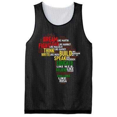 Dream Like Martin Black History Month African Celebration Mesh Reversible Basketball Jersey Tank