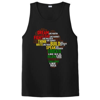 Dream Like Martin Black History Month African Celebration PosiCharge Competitor Tank