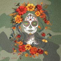 De Los Muertos La Catrina Day Of The Dead Sugar Skull Legacy Tie Dye Trucker Hat