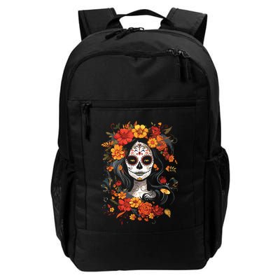 De Los Muertos La Catrina Day Of The Dead Sugar Skull Backpack