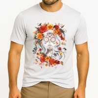 De Los Muertos La Catrina Day Of The Dead Sugar Skull Cooling Performance Crew T-Shirt