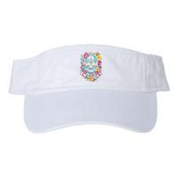 De Los Muertos Day Of The Dead Sugar Skull Halloween Valucap Bio-Washed Visor