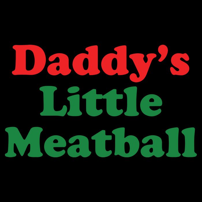 Daddy Little Meatball Italian Ironic Funny Meme Backpack