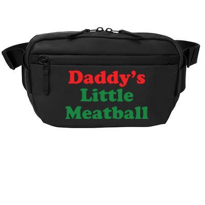 Daddy Little Meatball Italian Ironic Funny Meme Crossbody Pack