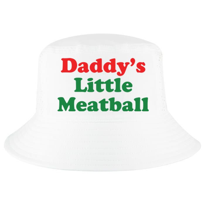 Daddy Little Meatball Italian Ironic Funny Meme Cool Comfort Performance Bucket Hat