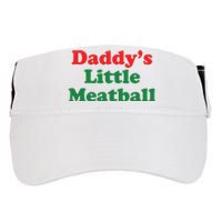 Daddy Little Meatball Italian Ironic Funny Meme Adult Drive Performance Visor