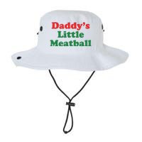 Daddy Little Meatball Italian Ironic Funny Meme Legacy Cool Fit Booney Bucket Hat