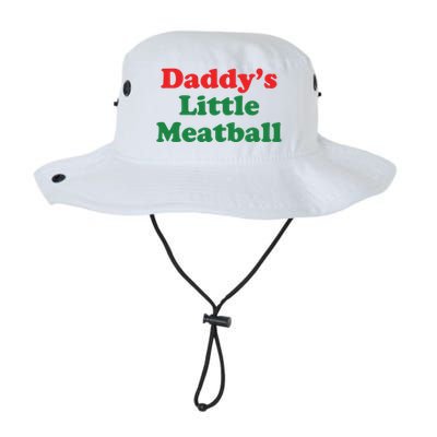 Daddy Little Meatball Italian Ironic Funny Meme Legacy Cool Fit Booney Bucket Hat