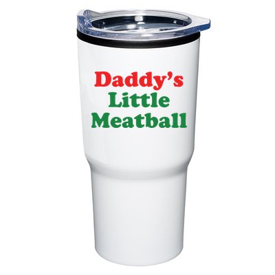 Daddy Little Meatball Italian Ironic Funny Meme Tumbler