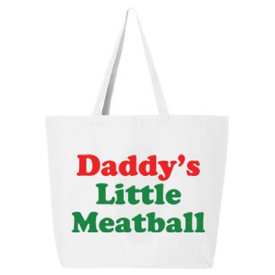 Daddy Little Meatball Italian Ironic Funny Meme 25L Jumbo Tote