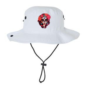 De Los Muertos La Catrina Day Of The Dead Sugar Skull Women Legacy Cool Fit Booney Bucket Hat