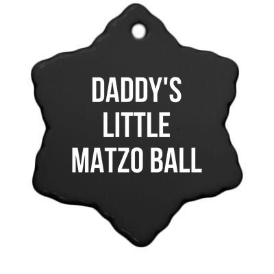 DaddyS Little Matzo Ball Ceramic Star Ornament