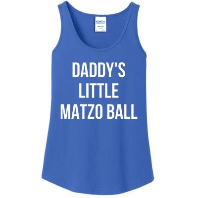 DaddyS Little Matzo Ball Ladies Essential Tank