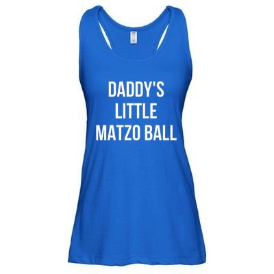 DaddyS Little Matzo Ball Ladies Essential Flowy Tank