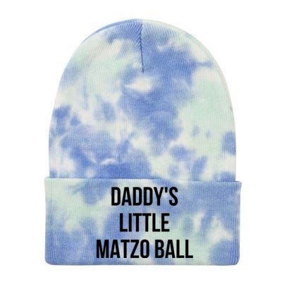 DaddyS Little Matzo Ball Tie Dye 12in Knit Beanie