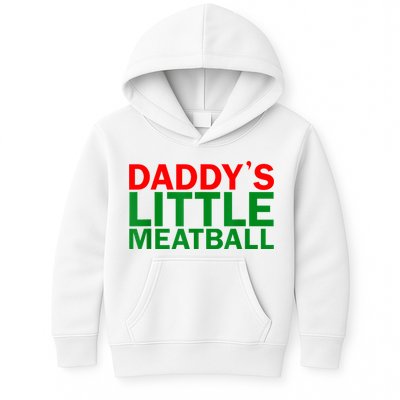 Daddy's Little Meatball Funny Kids Hoodie