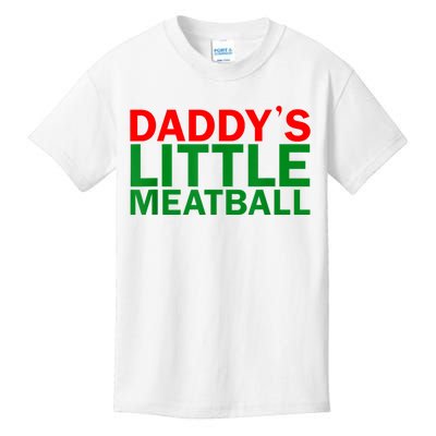 Daddy's Little Meatball Funny Kids T-Shirt