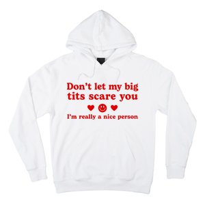 DonT Let My Big Tits Scare You IM Really A Nice Person Hoodie