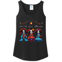 De Los Muertos La Catrina Day of the Dead Sugar Skull Ladies Essential Tank