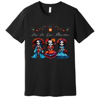 De Los Muertos La Catrina Day of the Dead Sugar Skull Premium T-Shirt