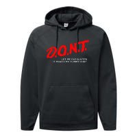 Don’t Let Me Eat Gluten It Makes My Tummy Hurt Performance Fleece Hoodie