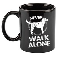 Dog Lover Never Walk Alone 11oz C Handle Ceramic Mug