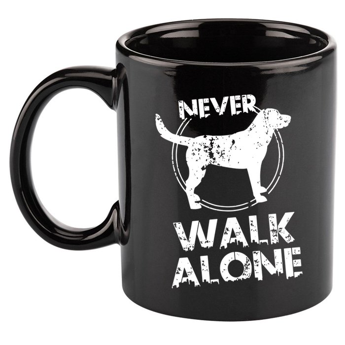 Dog Lover Never Walk Alone 11oz C Handle Ceramic Mug