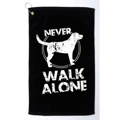 Dog Lover Never Walk Alone Golf Towel