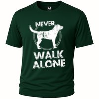 Dog Lover Never Walk Alone Cooling Performance Crew T-Shirt