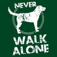 Dog Lover Never Walk Alone Cooling Performance Crew T-Shirt