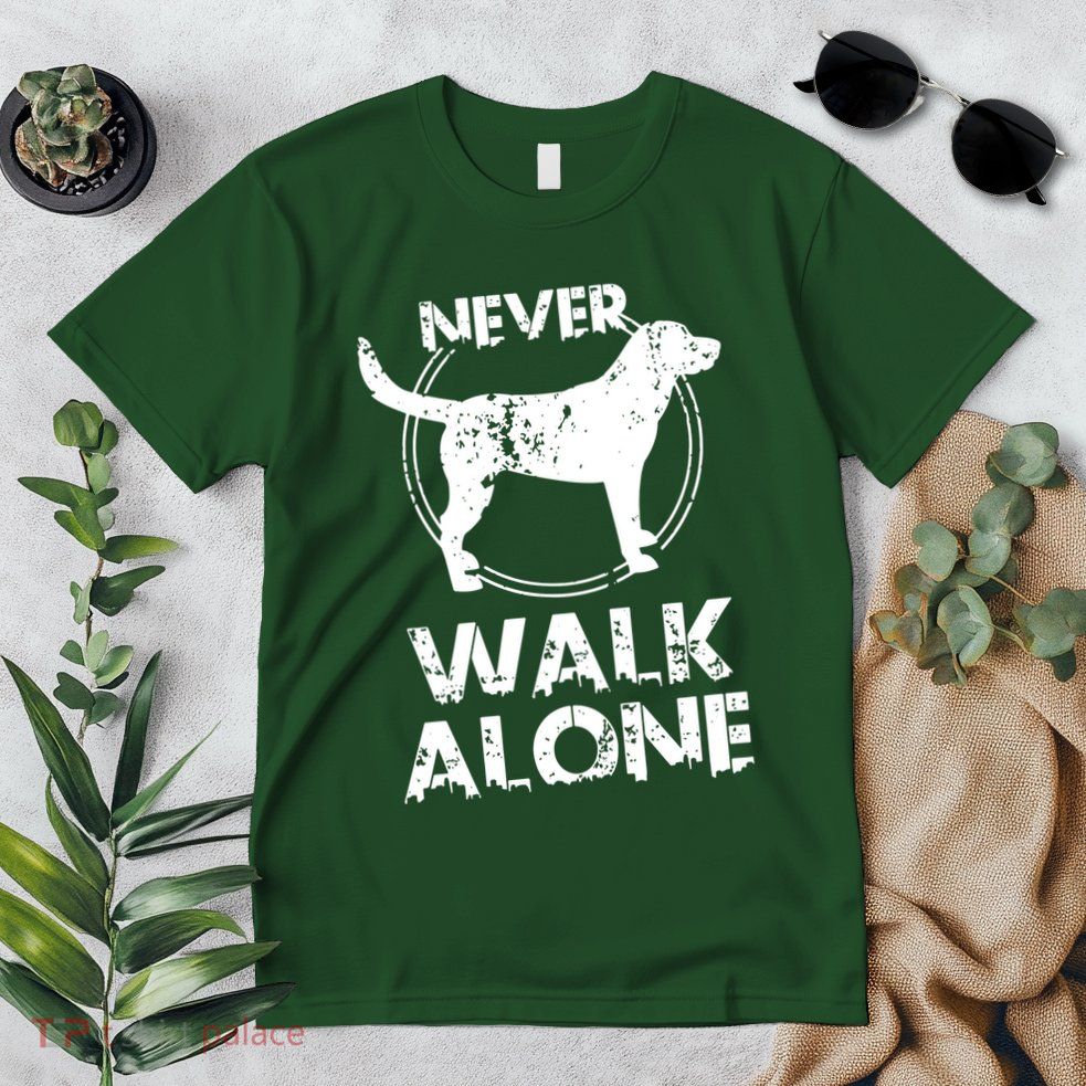 Dog Lover Never Walk Alone Premium T-Shirt